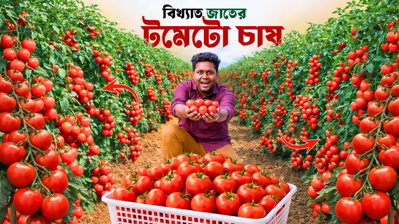 High Yield Tomato Farming 2026 🔥|| টমেটো চাষে নতুন বিপ্লব| Tomato Farming | মাইকো_বীজ | Mahyco Seeds