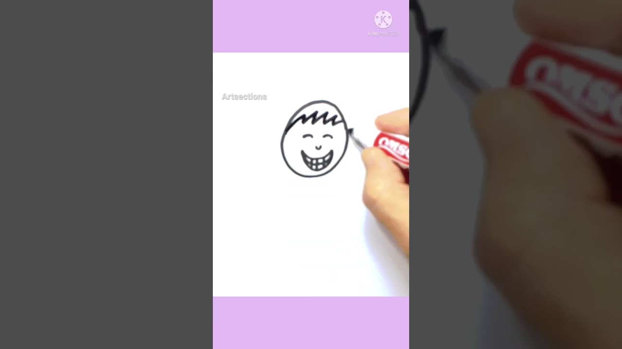 EASY STICKMAN DRAWING LISTENING MUSIC DJ - #shorts