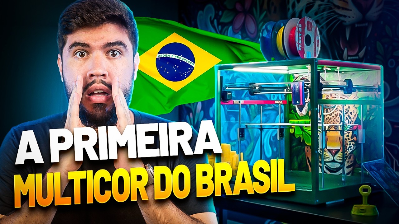 Conhe&ccedil;a a Tupana A1 Impressora 3d da Chroma tech Que Imprime Colorido Sem Desperd&iacute;cio