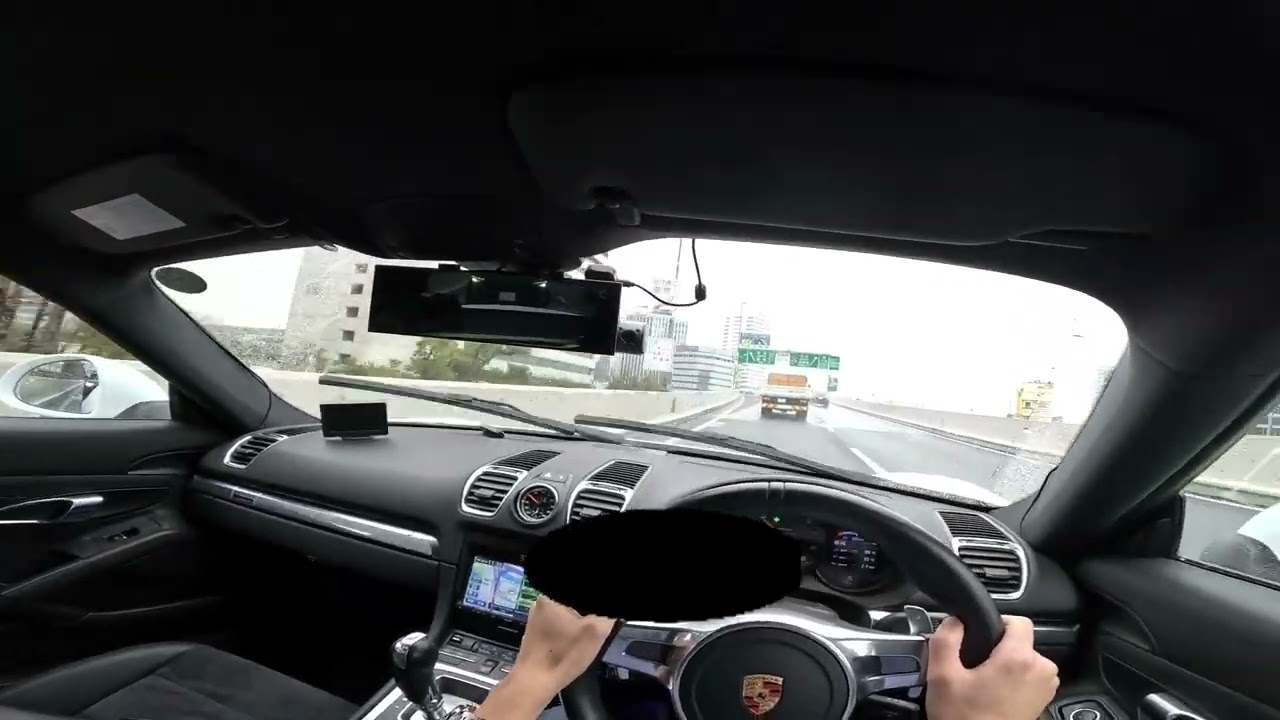ポルシェ981ケイマン 首都高C1内回り POV