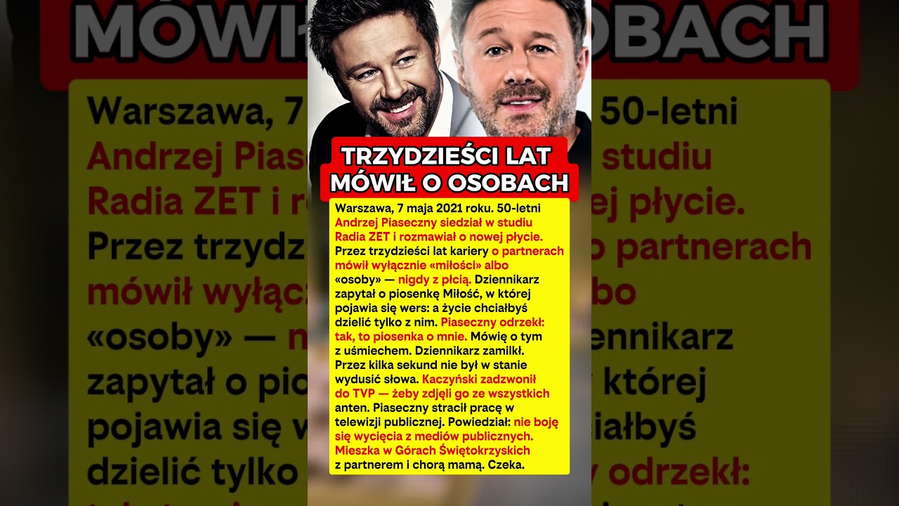 DZIENNIKARZ ZAMILKŁ NA KILKA SEKUND