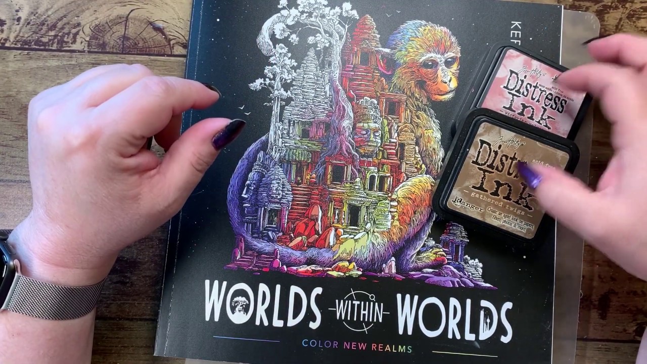 Adult Coloring - Worlds within Worlds Sphynx Cat