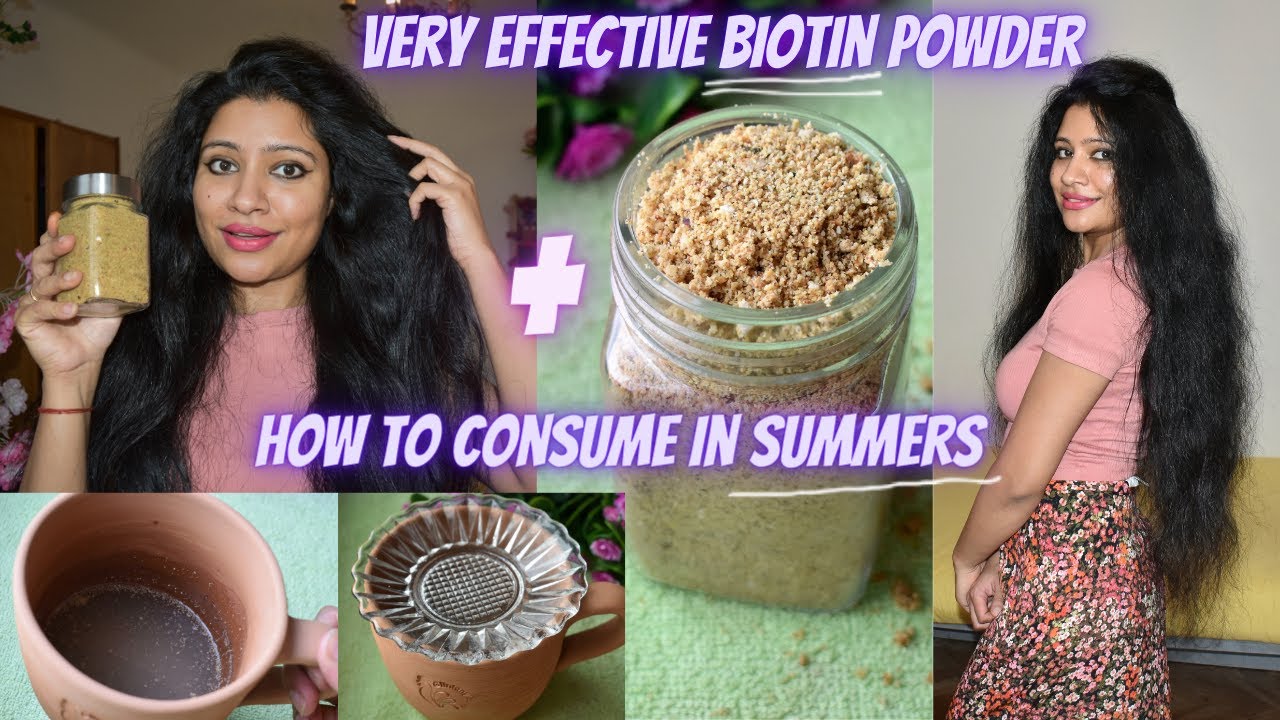 Very Effective Biotin Powder For Extreme Hair Growth and How to Take Biotin Powder in Summers/Biotin
