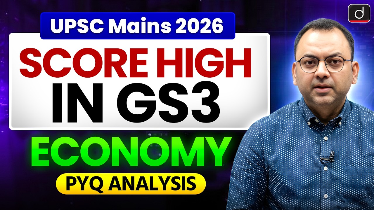UPSC Mains 2026 GS3 Economy | PYQ Analysis & Answer Writing Strategy | Drishti IAS English