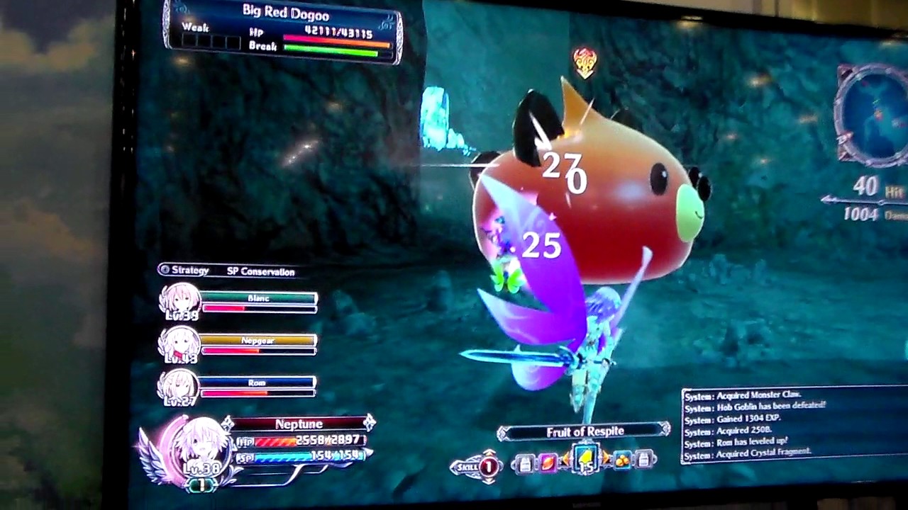 AX 2017 - Offscreen Gameplay of Cyberdimension Neptunia