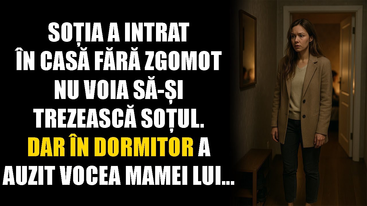 Soția a intrat în casă fără zgomot — nu voia să-și trezească soțul. Dar în dormitor a auzit vocea...