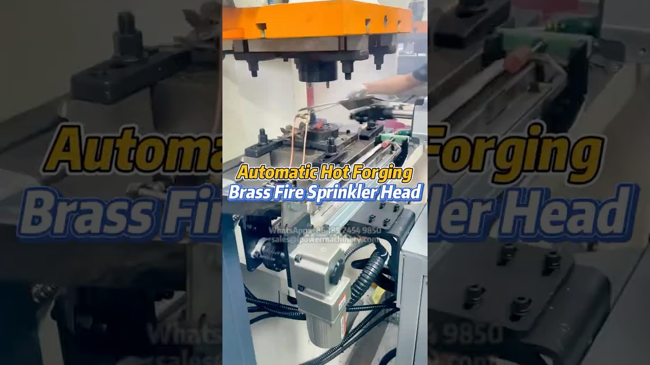 Automatic Forging Machine for Brass Sprinkler Head