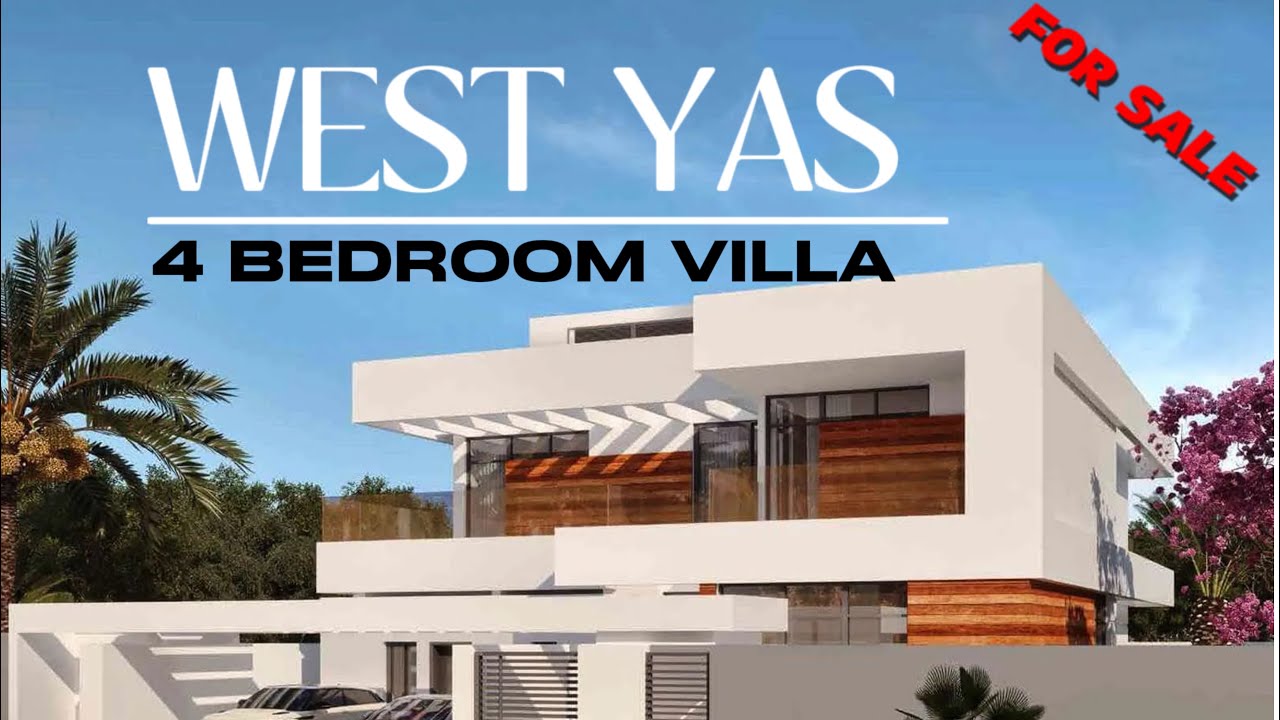 West Yas, 4 bedroom villa for Sale | No Service Charge | Closed Kitchen | Yas Island, Abudhabi |