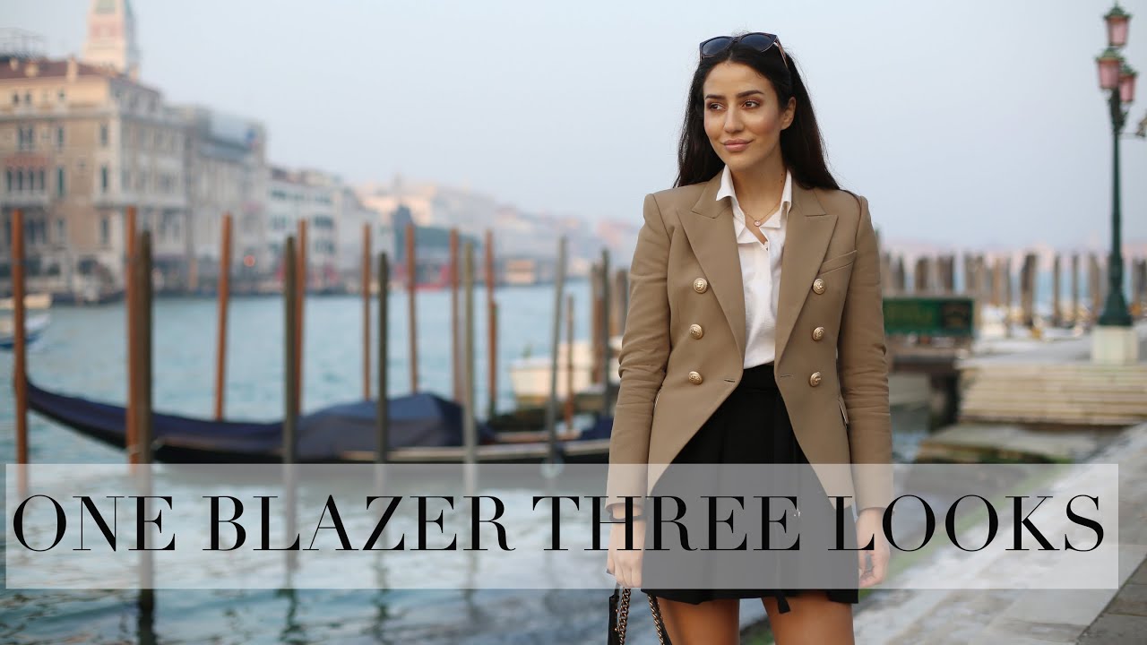 How To Wear Balmain Blazer For Three Occasions | Lookbook