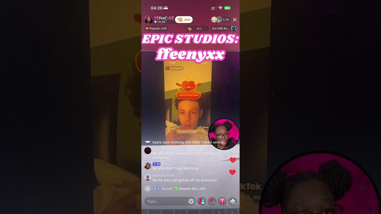Feenyx Reacts to Checkthestar, Jwavy and Others | TikTok live