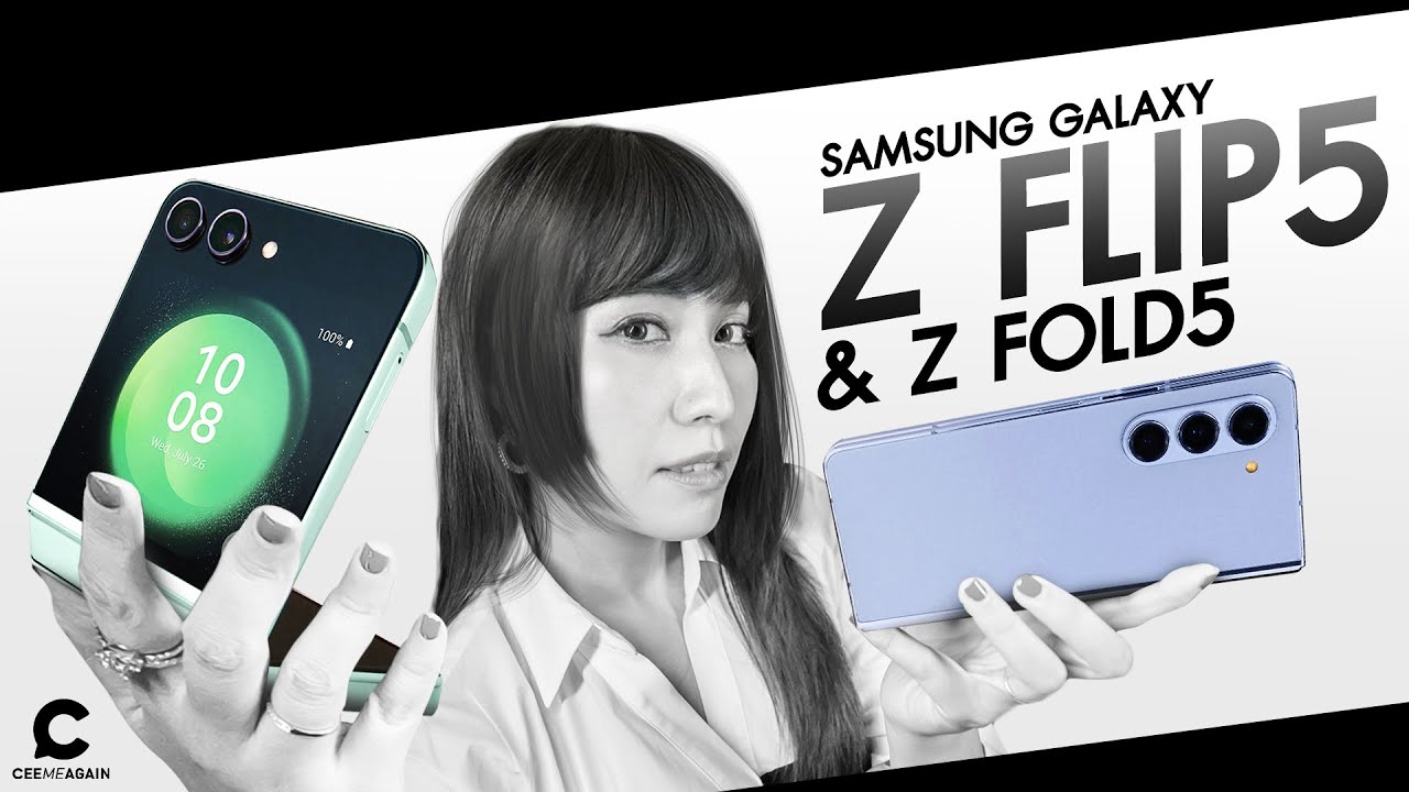 รีวิว Samsung Galaxy Z Flip5 และ Fold5 แบบจับจริงที่เกาหลี ! | Ceemeagain
