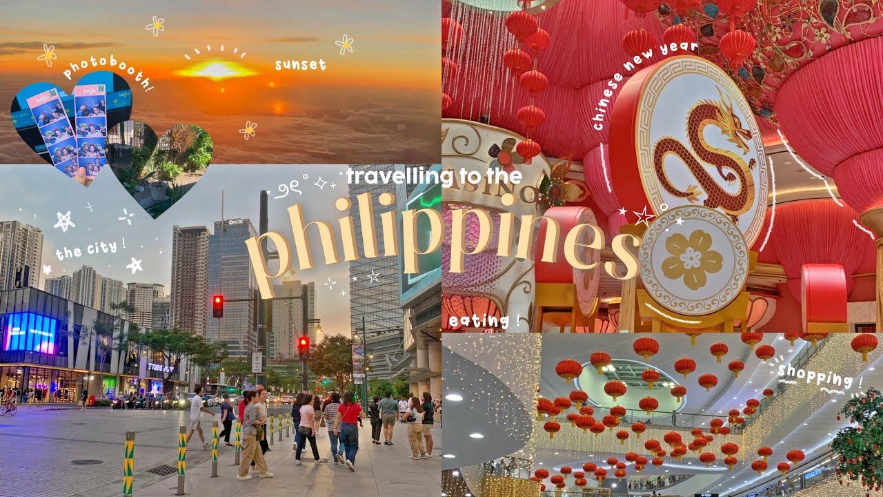 travel to the philippines w me ! 🇵🇭🛫 ⊹₊ ⋆ exploring the city, shopping, meeting relatives, eating