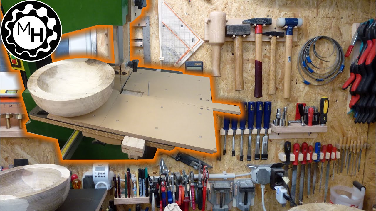 Tool Holders, Bandsaw Circle Jig, Bowl Blanks (Random Shop Stuff 2)