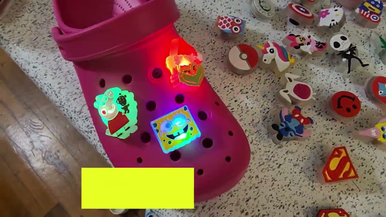 PREMIUM LED Light Up Crocs Shoe Charms Waterproof Durable High Quality Toddlers Adults Cute Luminous
