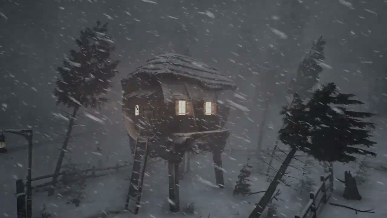 99% of You will Fall Asleep with WINTER SNOWSTORM SOUNDS | Soft Whiteout Wind Night 2026