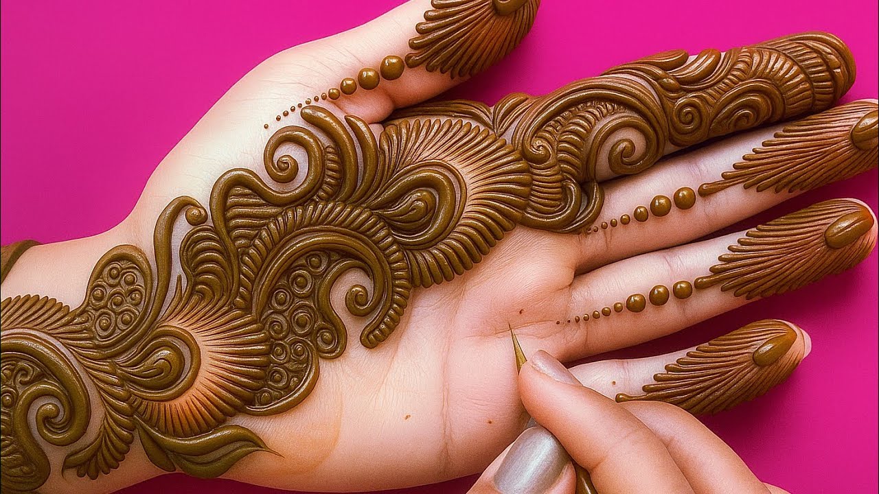 Shaded तीज मेहंदी |l sime easy arabic Mehendi Design ll rakhi mehandi design ll mehndi designl henna