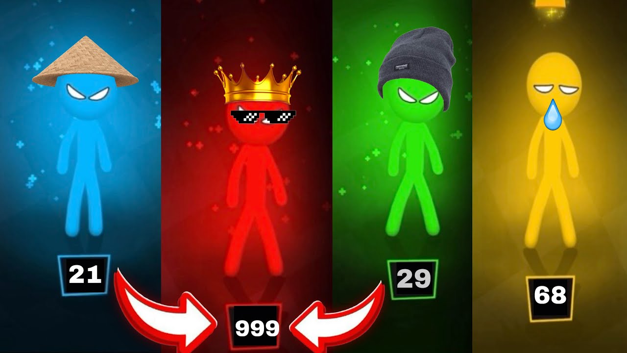 Stickman Party // Турнирный режим, случайный выбор 1234 игроков // Новое обновление // Забавная и...