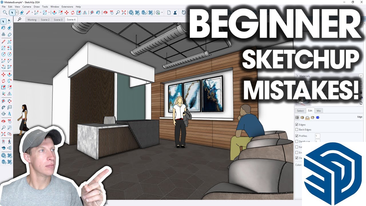 11 SketchUp Mistakes You’re STILL Making in 2025! (And How to Fix Them)