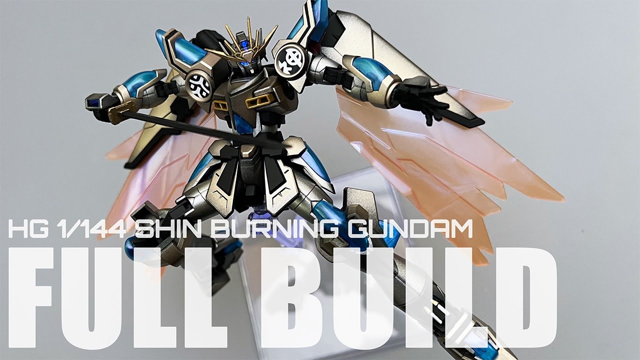HG 1/144 SHIN BURNING GUNDAM | ASMR | FULL BUILD | GUNDAM BUILD FIGHTERS