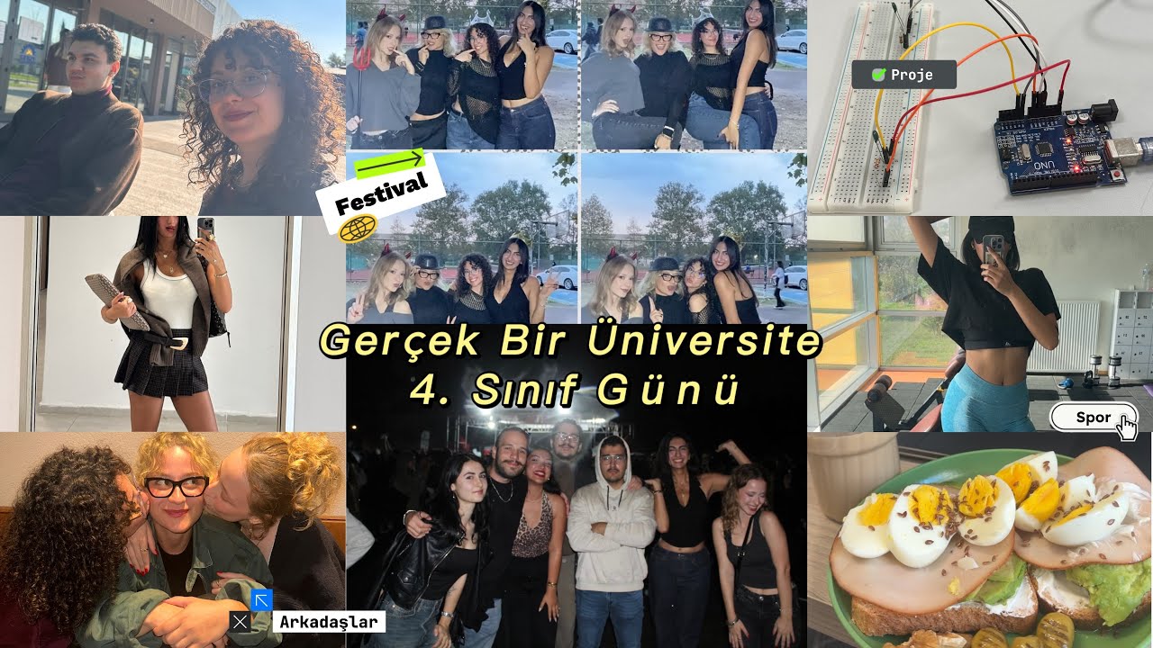 Gerçek bir üniversite vlogu | Kyk, festival, proje, spor, bol bol boş muhabbet 📚🏫