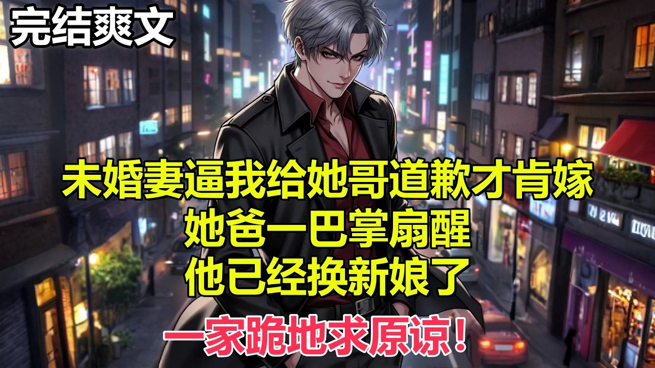 未婚妻逼我给她哥道歉才肯嫁，她爸一巴掌扇醒，他已经换新娘了，他们一家跪地求原谅#小说 #爽文
