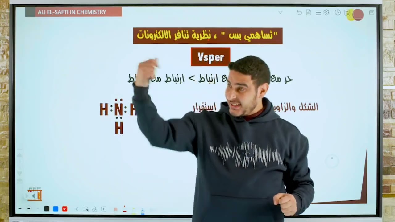 نظريه تنافر الازواج الإلكترونات