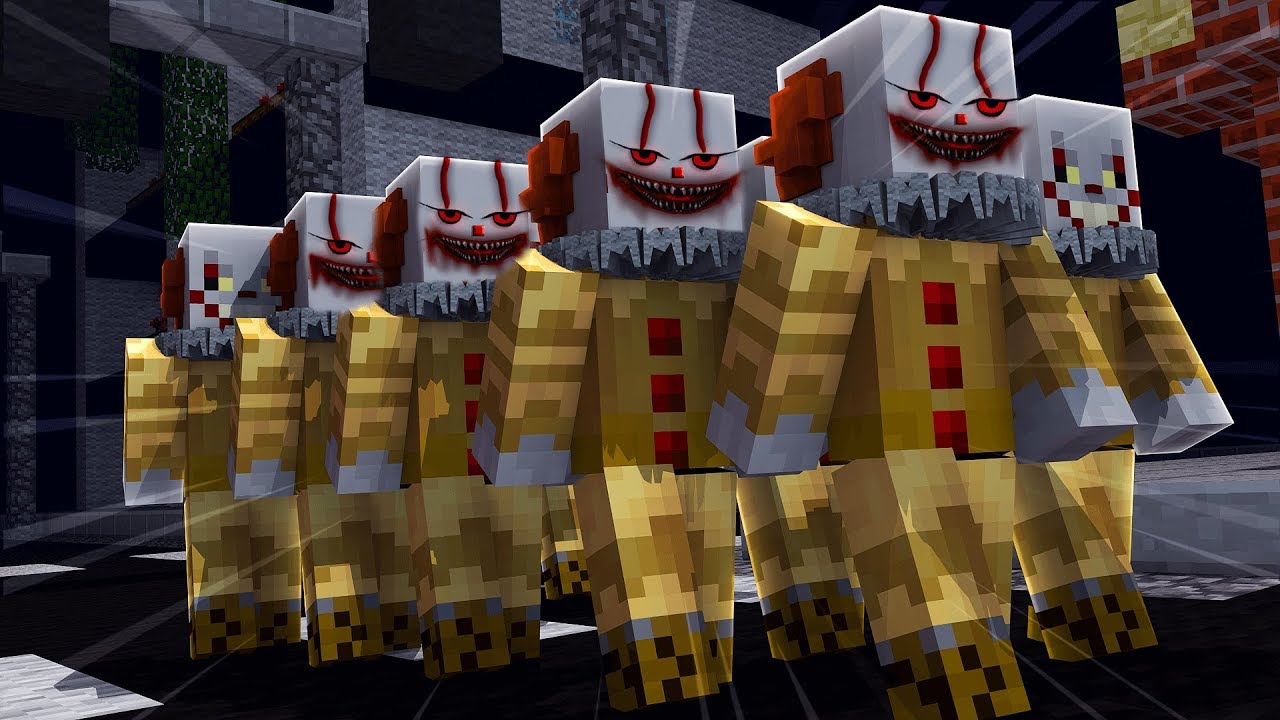 Minecraft - IT THE CLOWN CLONE ARMY! (Pennywise the Clown)