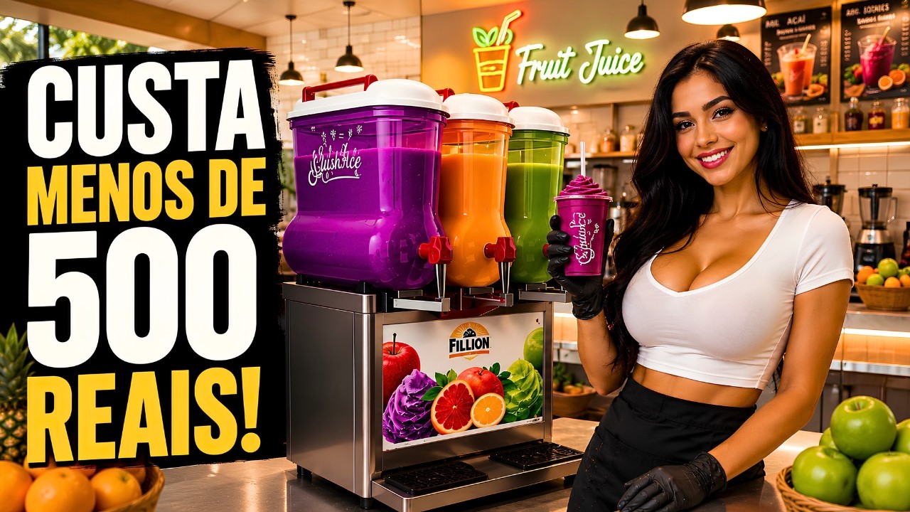 7 Máquinas Baratas e Lucrativas / Seu Negócio com Apenas R$ 500 💸