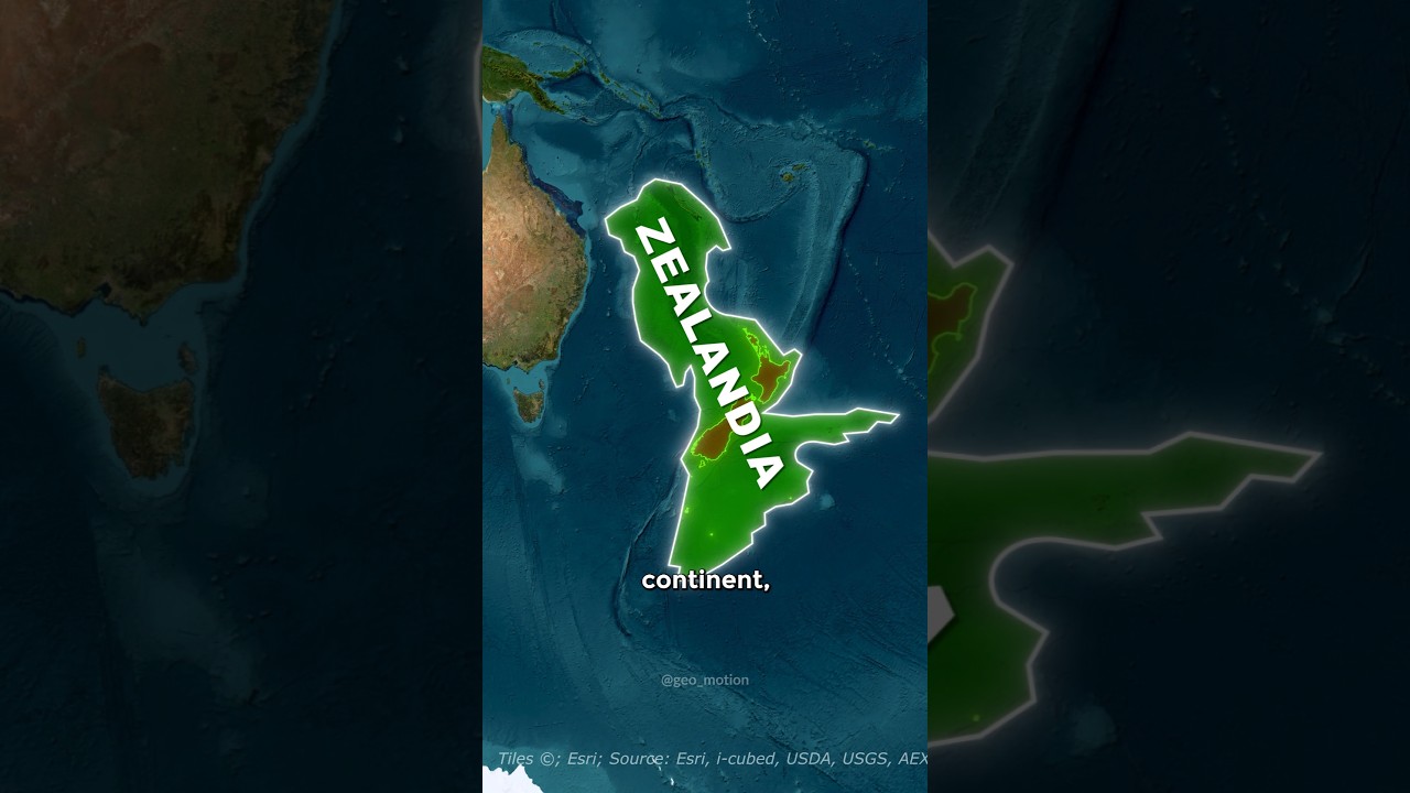 Zealandia: 8 kontynent Ziemi!