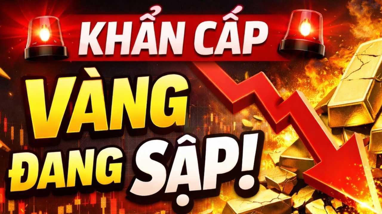 KHẨN CẤP: VÀNG ĐANG SẬP - ĐỪNG BÁN THÁO NẾU CHƯA XEM VIDEO NÀY!