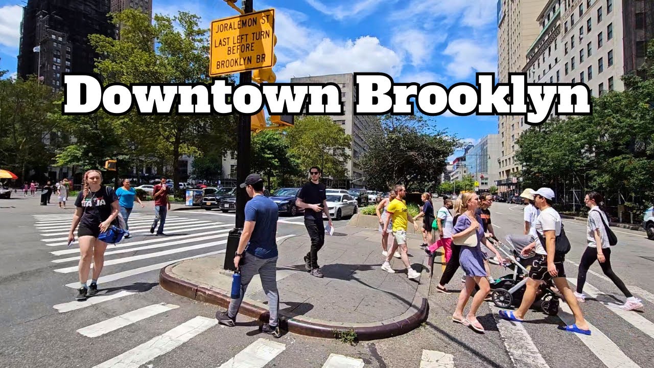 Downtown Brooklyn. Jay St - MetroTech. NYC, New York