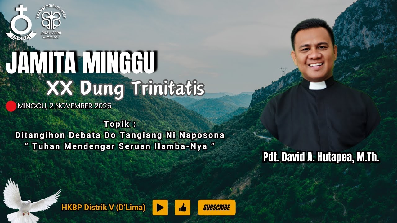 Jamita Minggu | Nehemia 1 : 1 - 11 | Minggu, 2 November 2025