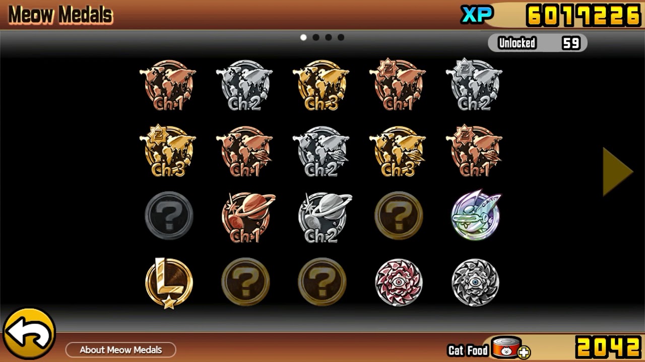 (Outdated) My Meow Medals