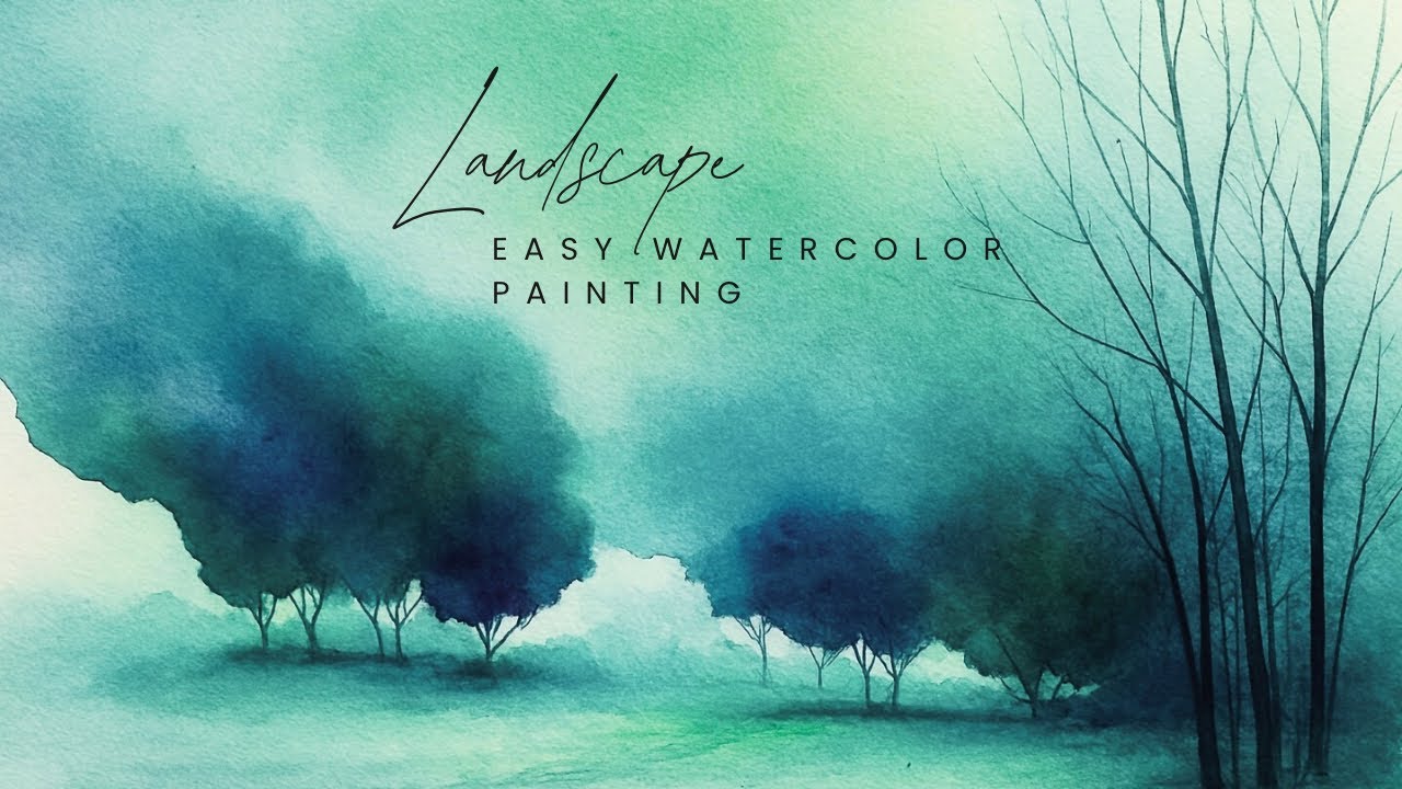 You Won’t Believe How Easy This Watercolor Landscape Looks! watercolor painting