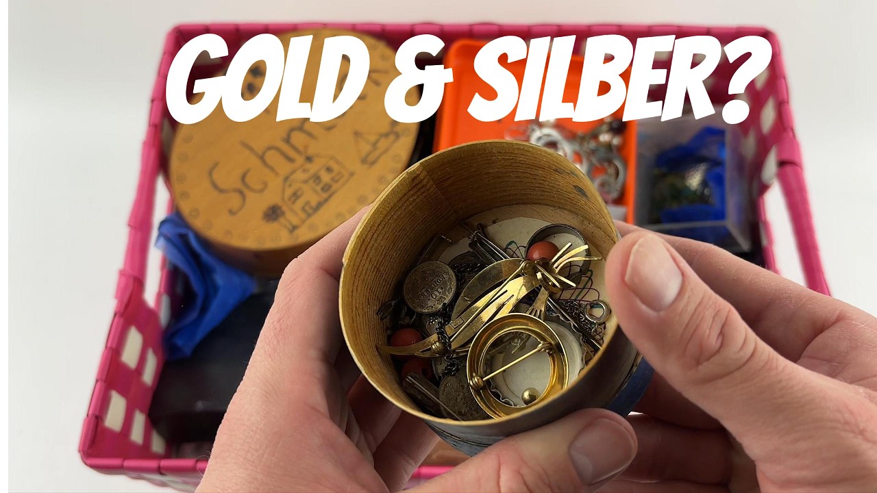 👉 Finden wir GOLD & SILBER in diesem Schmuckkonvolut?! 💰