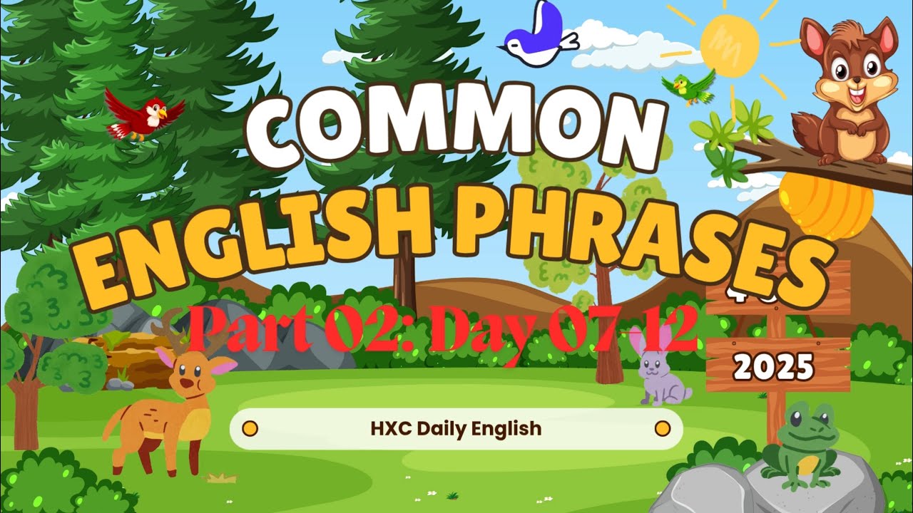 Full Part02 - Common English Phrases -#english  #commonenglishphrases #dailyenglishvocabulary