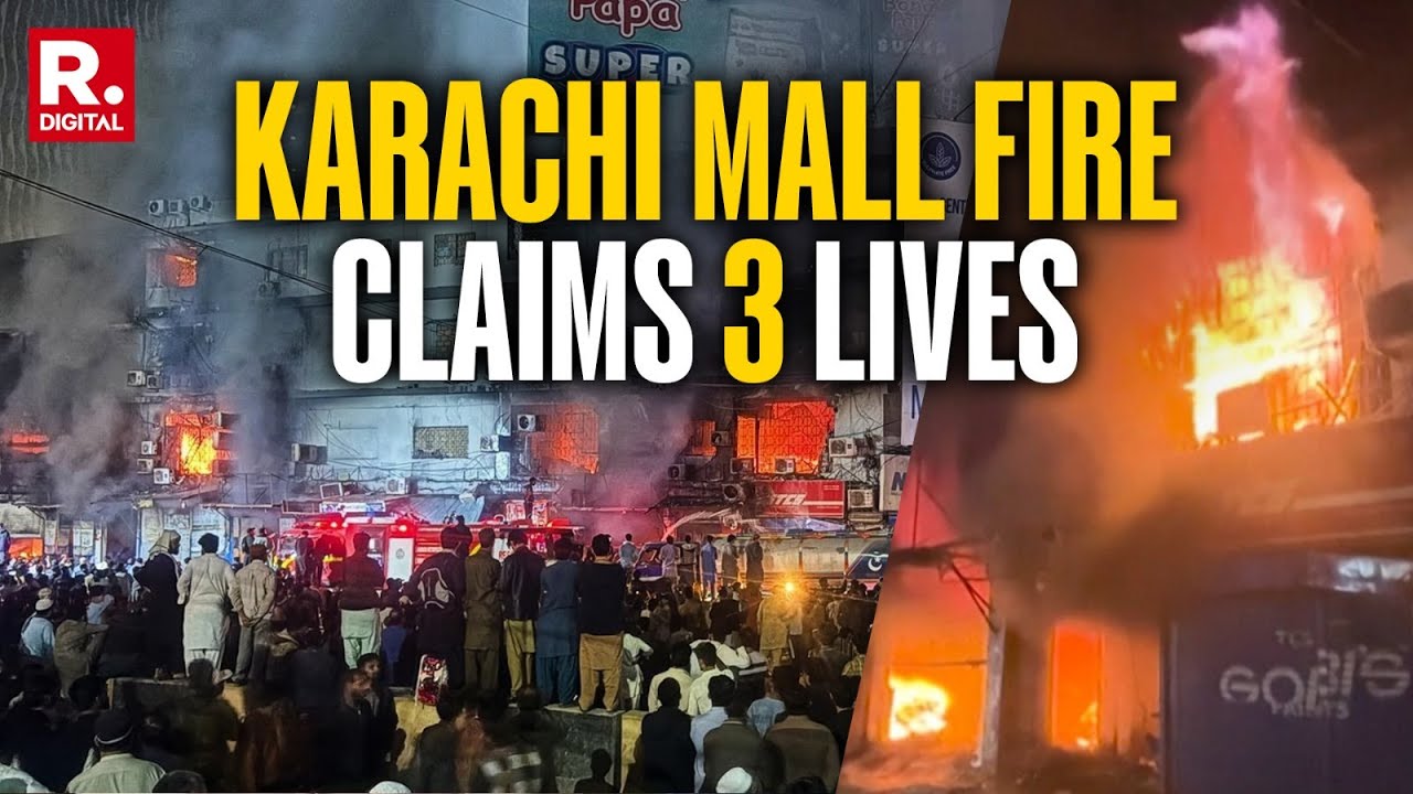 Pakistan Mall Fire Kills At Least 3, Injures Several | Karachi News