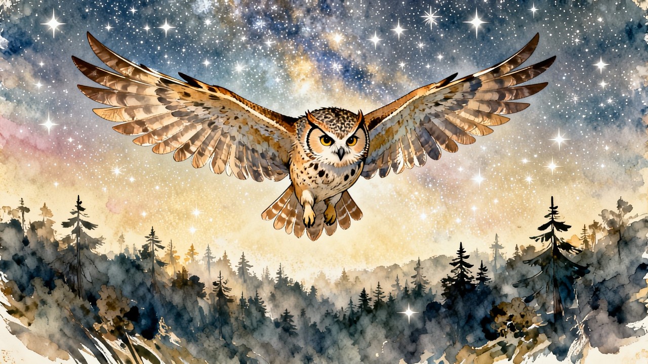 【Sleep Meditation】Ride the Guardian Owl Into Deep Sleep
