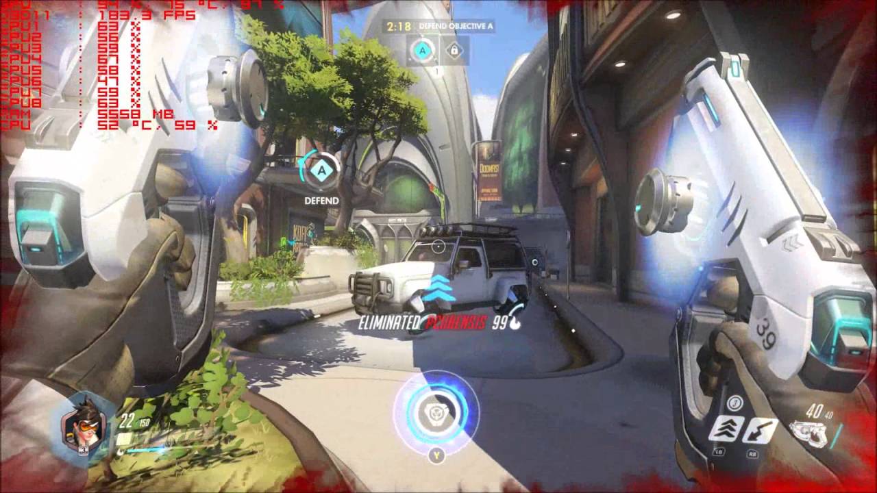 Overwatch Beta Gameplay - GTX 980 Ti Maxed Out #2(Resolution Scaling 100%) [1080p HD]
