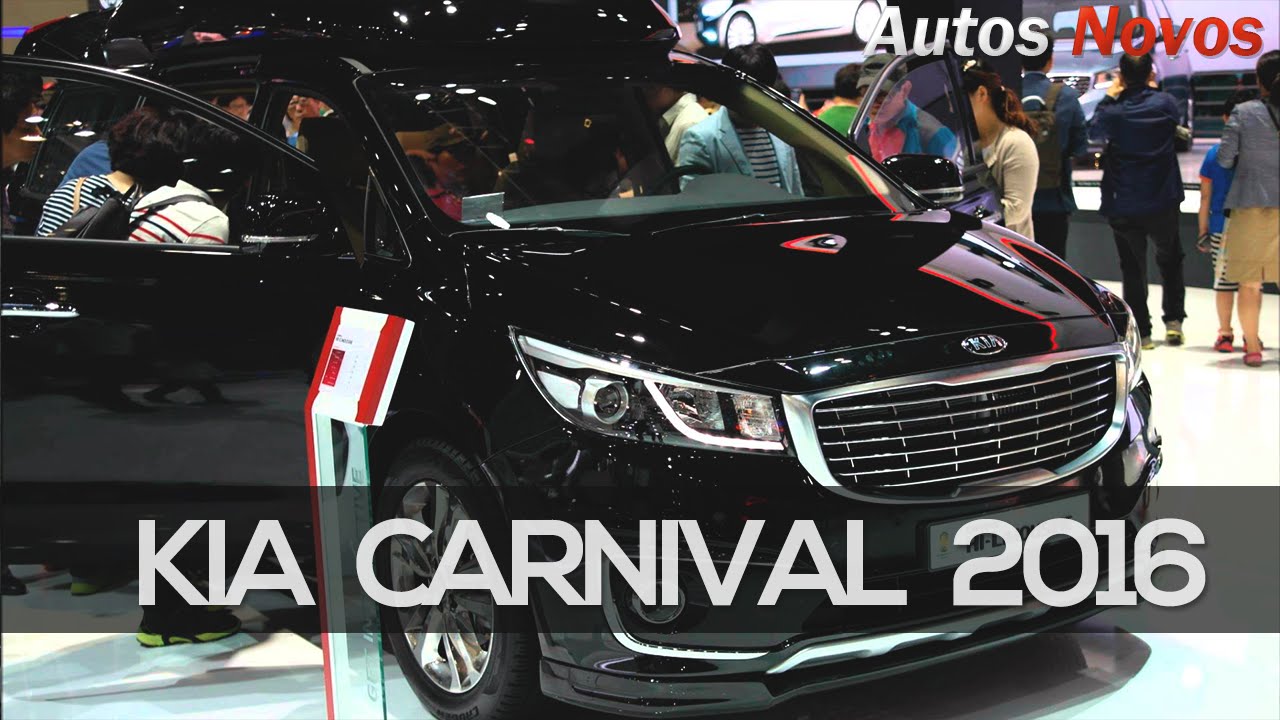 Kia Carnival 2016 Fotos e detalhes