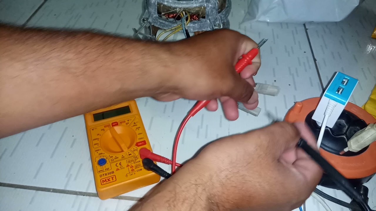 Como inverter rotação do motor de tanquinho 4 fios para máquina de lapidação e polimento.