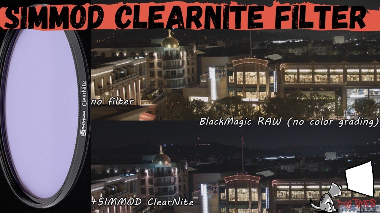 REVIEW: SIMMOD Clear Nite Filter on BlackMagic Pocket Cinema Camera 4K