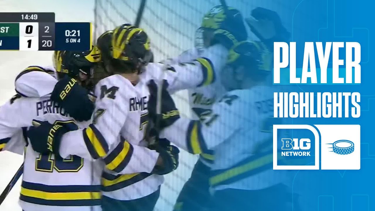 Ben Robertson Highlights vs. Mercyhurst | Michigan Hockey | 10/04/2025