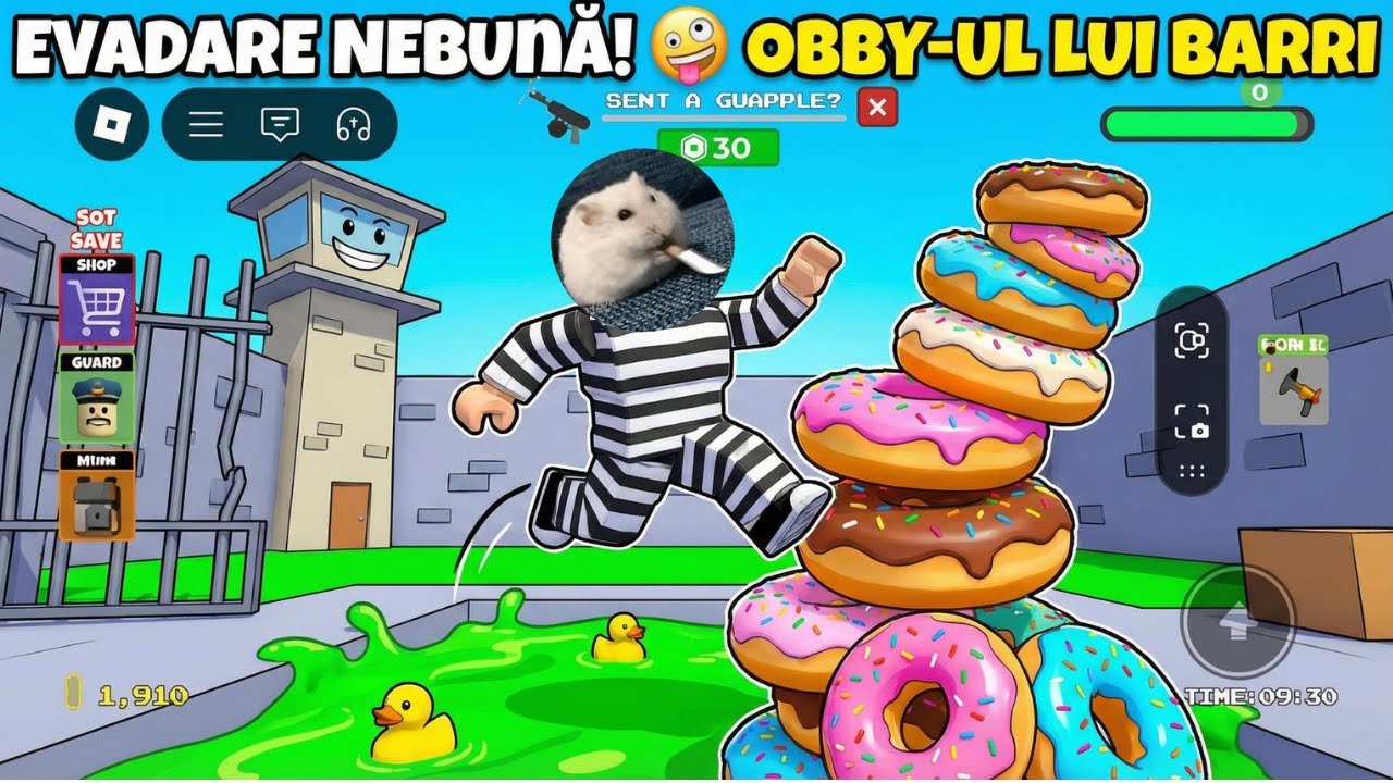 MA JOC  BARRI' S PRISON RUN!  (Obby) Oare am castigat?🧐🧐