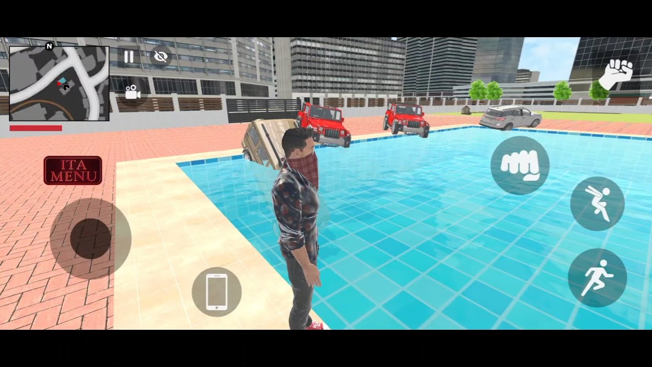 Franklin order by new thar scorpio and 1️⃣ car 🚗 Indian theft auto simulator 💥🤯
