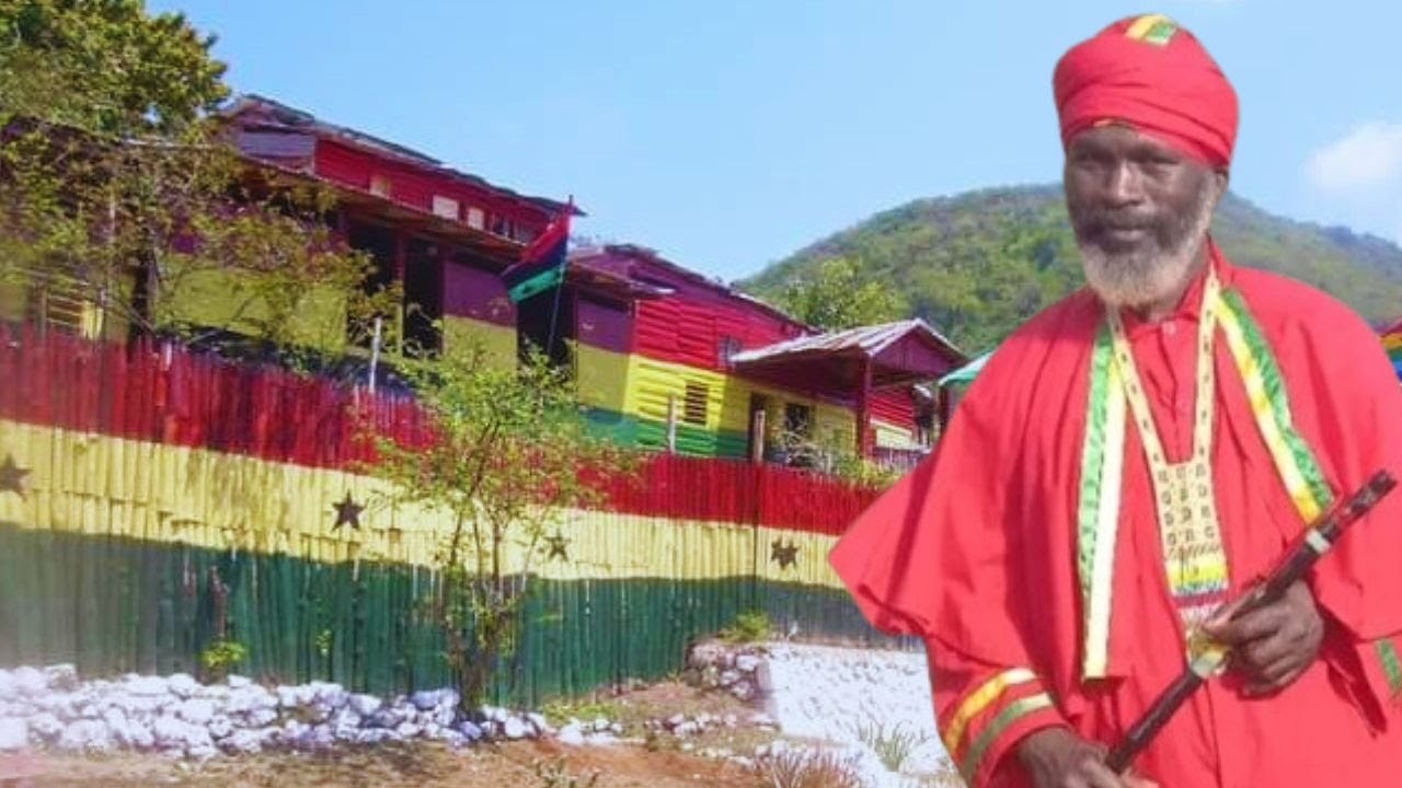 Joshua Mamponga III at Bobo Hill headquarters in Jamaica