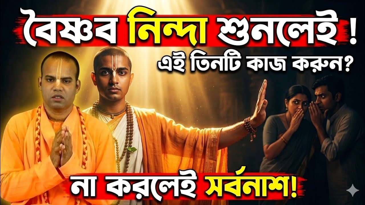 বৈষ্ণব নিন্দা শুনলে এই ৩টি কাজ করুন! না হলে ভয়ংকর ফল!”