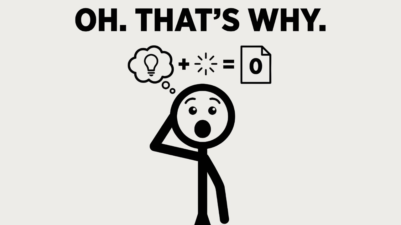 Why You Think But Never Start (Your Brain Is Tricking You)
