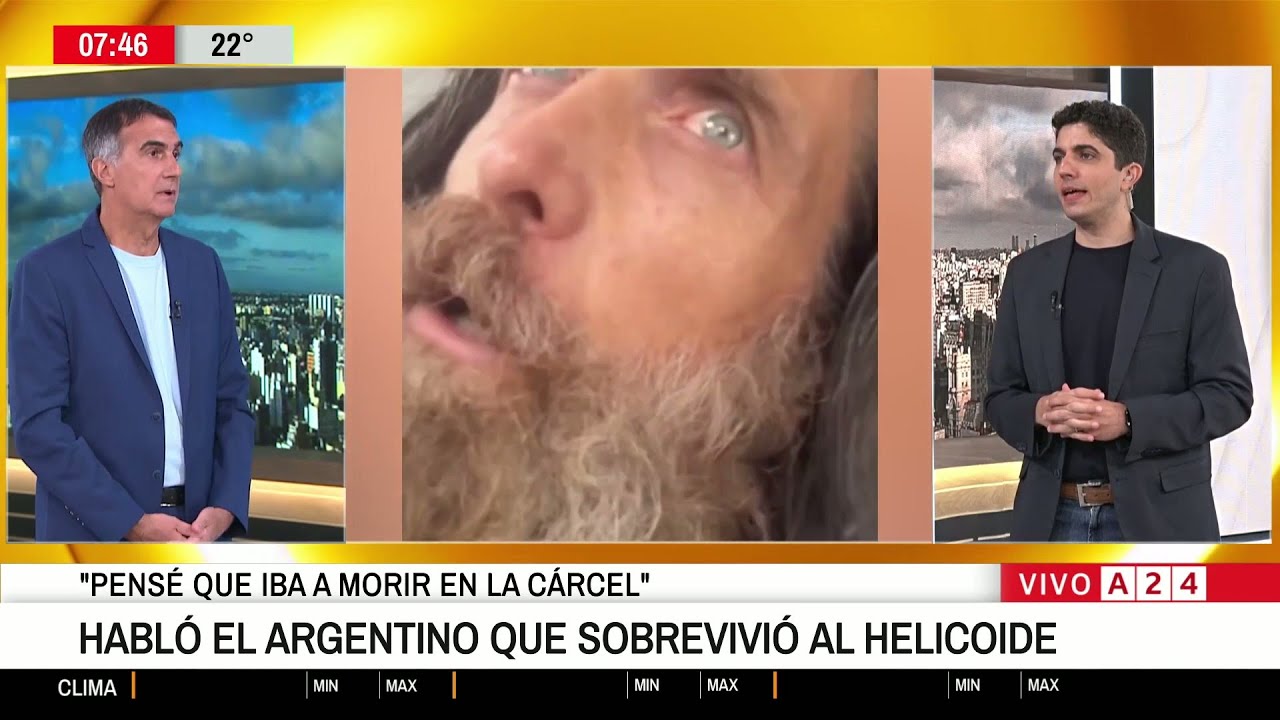 📢 HABLÓ EL ARGENTINO LIBERADO DEL HELICOIDE EN VENEZUELA: 