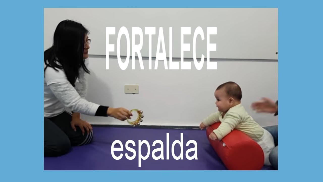 💪 🍼 FORTALECE la espalda y cuello de tu bebe 👼 - Usando el Rodillo